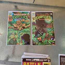 Archie adventure series TMNT ninja turtles comics 14 and 15 mid grade