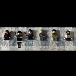 Lego Harry Potter Minifigure lot #5  Harry, Hermione, Flitwick, Seamus, Crabbe & Slytherin Sweater