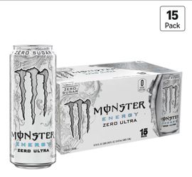 Monster Energy Zero Ultra 15 Pack - MULTIPLE CASES AVAILABLE