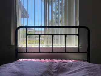 Full size headboard, mattress and box spring