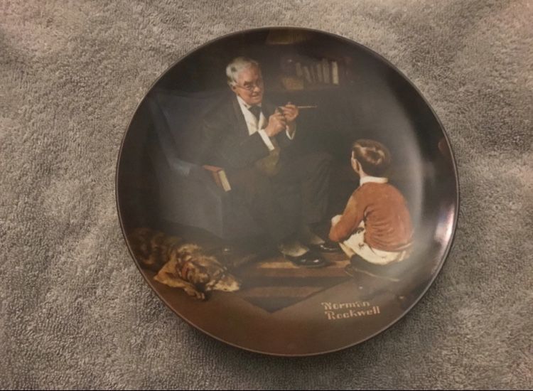 Vintage Norman Rockwell Collectibles (Plates and Teacups)