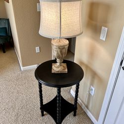 Table With A Lamp
