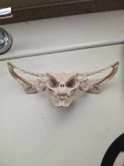 3D printed Gremlin Skull Halloween