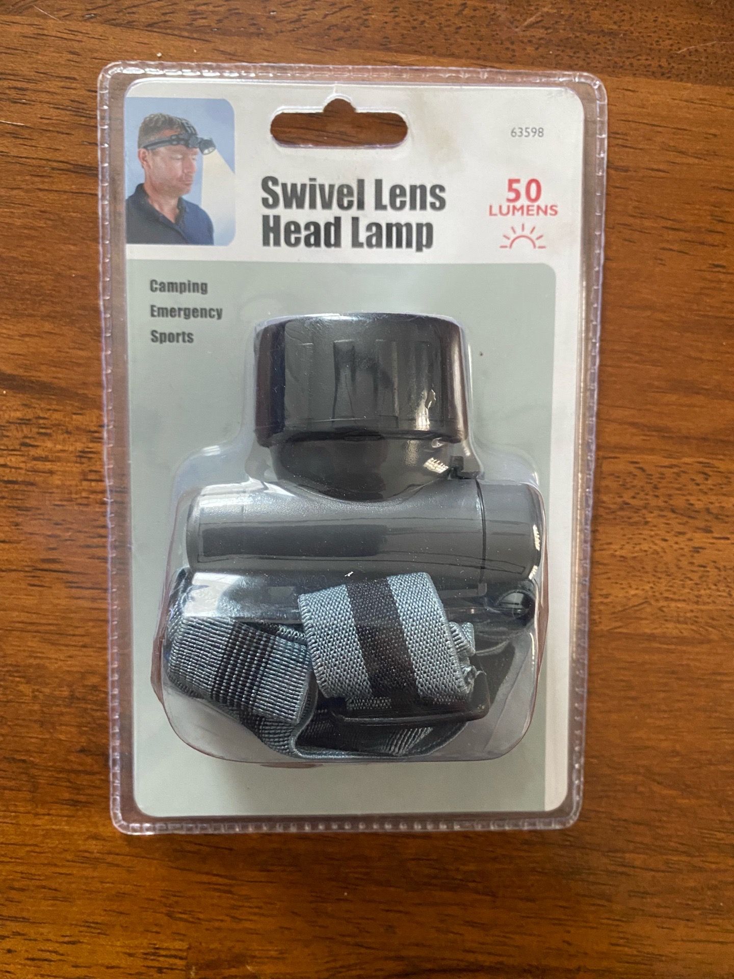 50 Lumens Swivel Lens LED Head Lamp