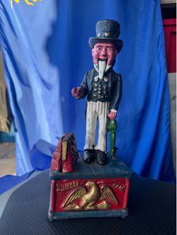 Uncle Sam bank cast-iron