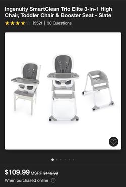 ingenuity high chair
