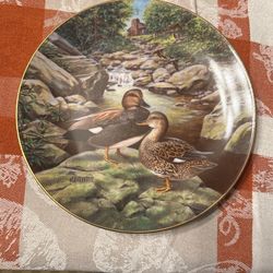 Duck Collector Plates By Knowles - 4 Plates! 