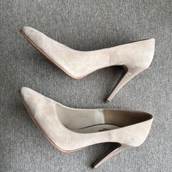 Size 9 European Real Suede Pumps
