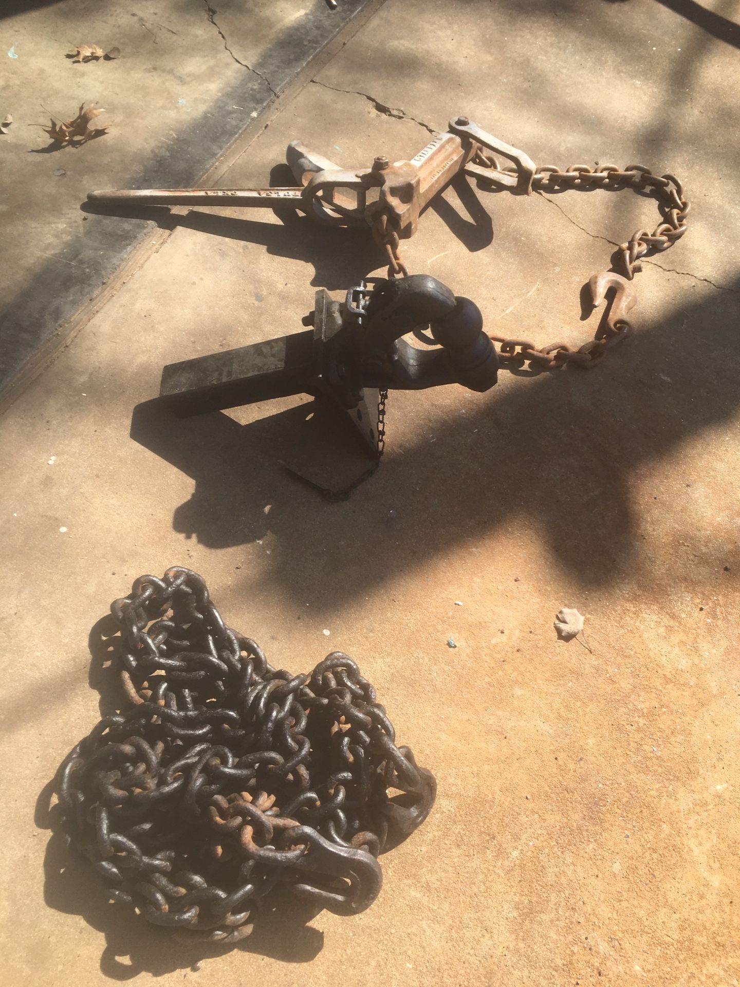 Towing Chain,Pintle Ball Hitch, Chain Boom