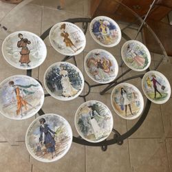  Collectible French Plates 