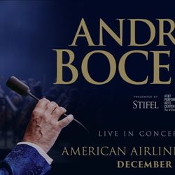 ANDREA BOCELLI TONIGHT PLATINUM LEVEL 