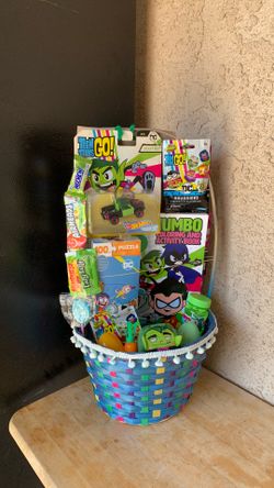 TEEN TITANS GO EASTER BASKET 