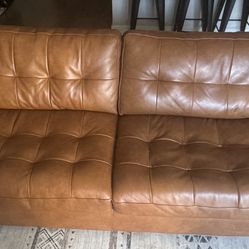 Leather sofa