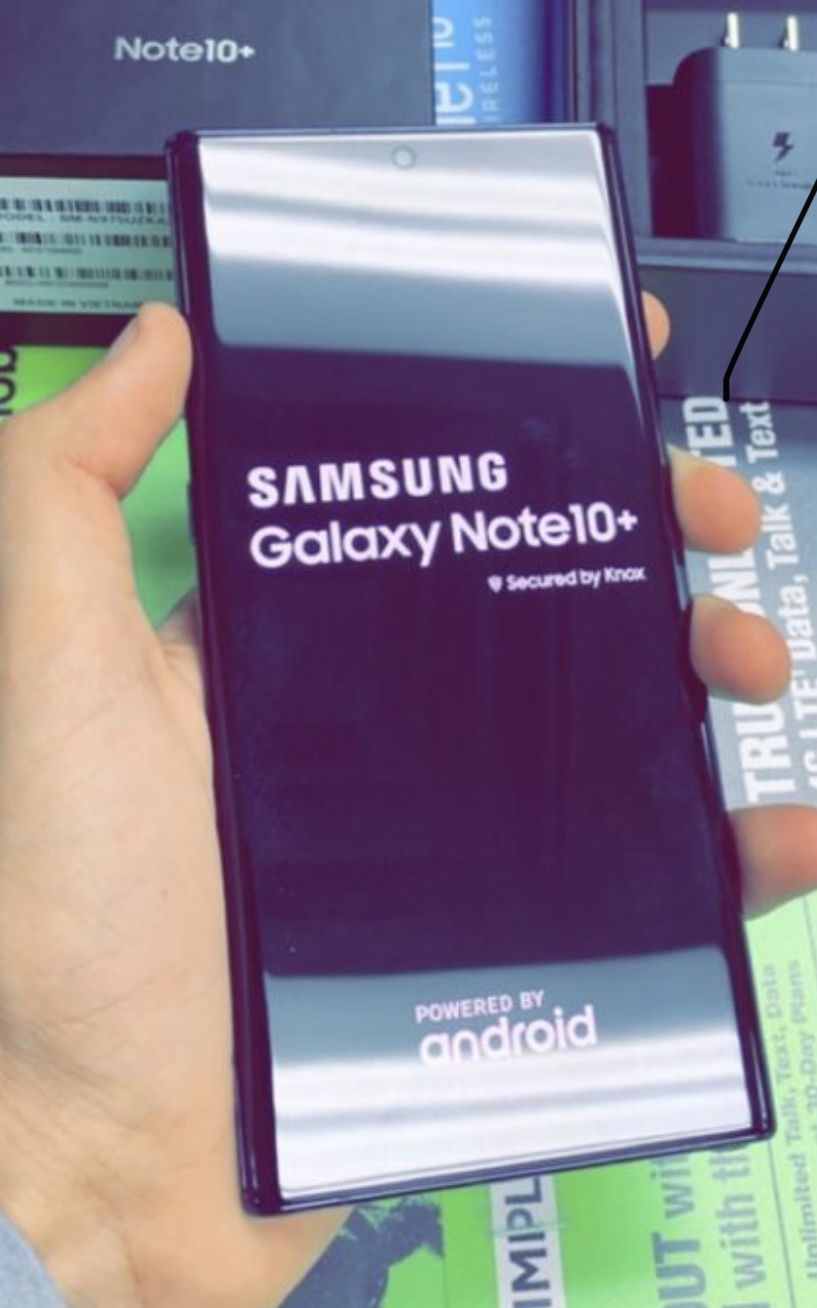 Samsung galaxy note 10 plus 256 gb unlocked, store warranty 