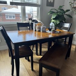 Adjustable Wood Table