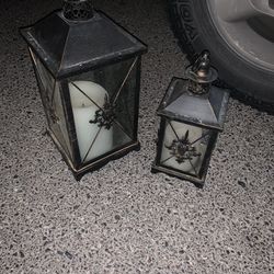 Decoration For Yard Lanterns With teas lights 