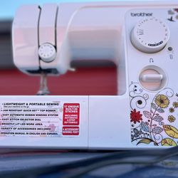 Brother Lightweight And portable Sewing Machine 17 Built In Unique Stitches Automatic 4-step Buttonhole 