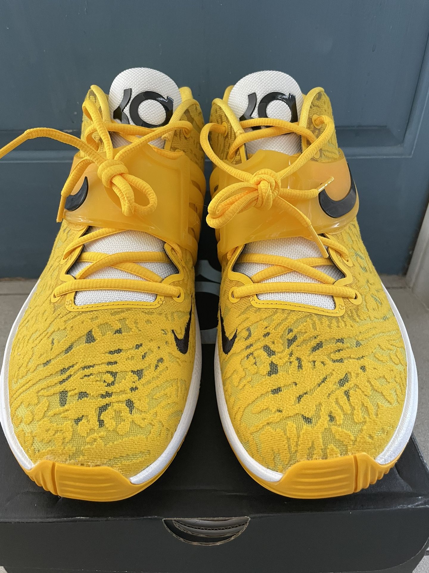 Nike KD 14 TB Promo Mens Basketball Shoes Size 15 Yellow Amarillo DM5040-700 Nike KD 14 TB Promo Basketball Shoes Team | Mercari main image 4