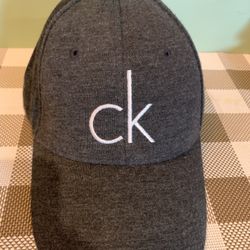 New Baseball Cap W/ Raised Embroidered Designer Label, Has Metal Adjusting Band, Vent Holes
