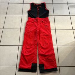 NEW Youth Kids Size M 10/12 Arctix Red Snow Bibs