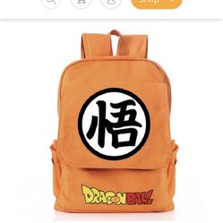 Dragon Ball Z Shoulder Orange Backpack