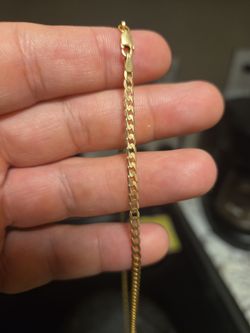 Curb cuban link 14k chain