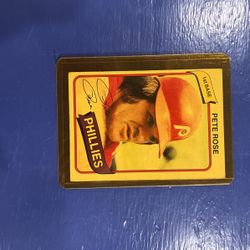 Pete Rose Baseball Card