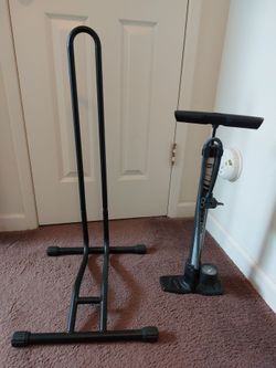 Bicycle Stand & Air Pump