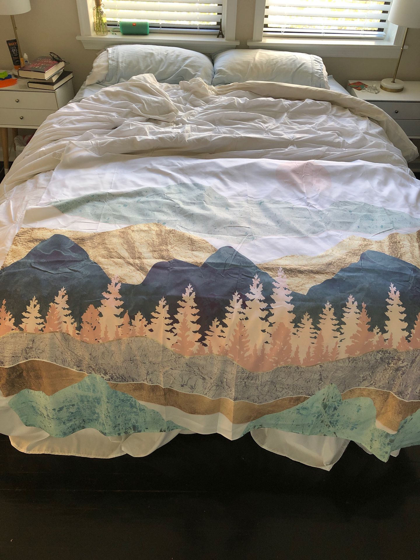 Pastel Mountain Tapestry