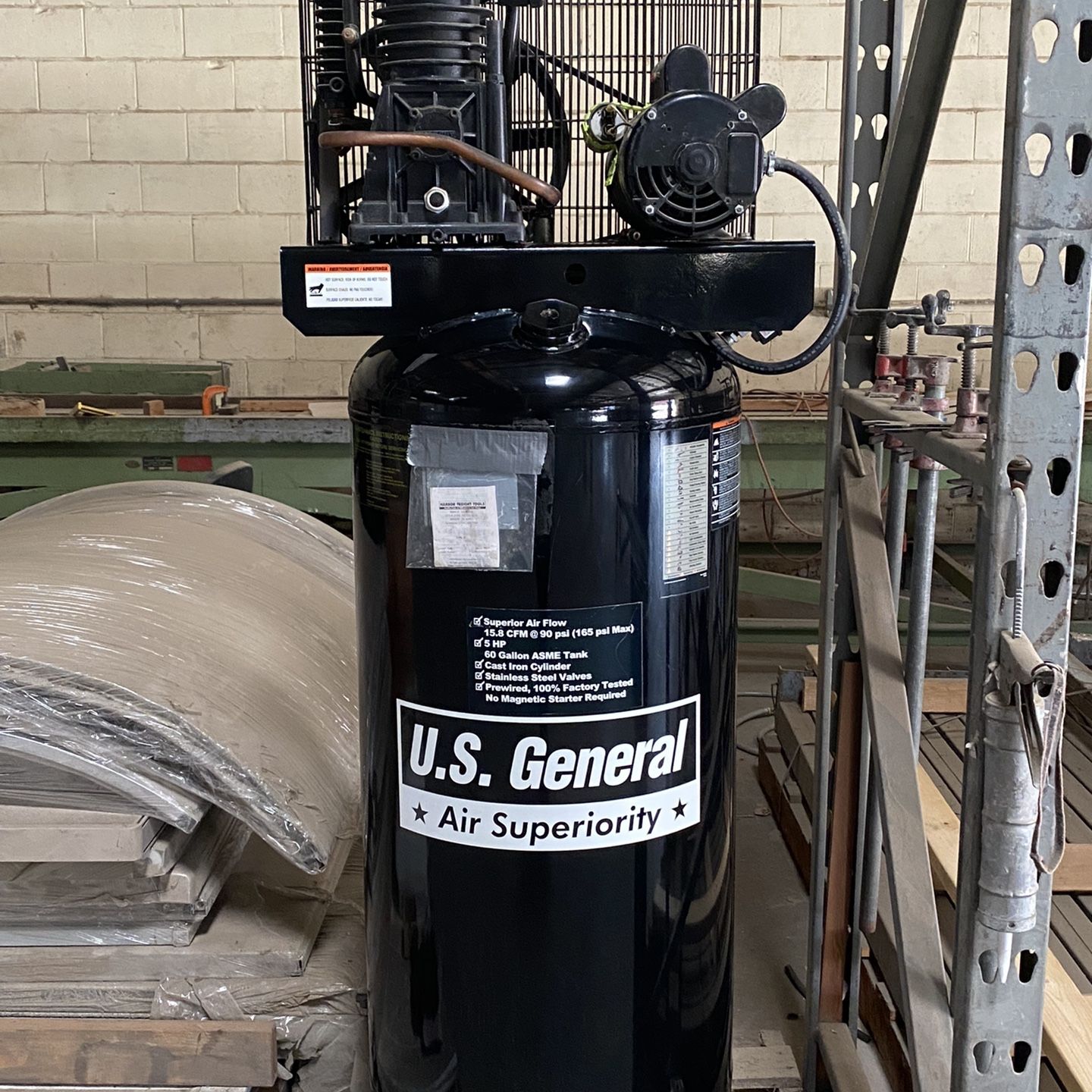 GENERAL US660V Air Compressor 331324, 48 OFF