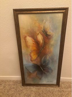 Oil butterflies