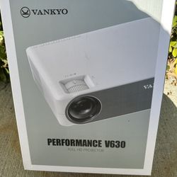 VANKYO Performance V630 Native 1080P Full HD Projector, 300" LED Projector w/ ±45° Electronic Keystone Correction, Compatible with TV Stick, HDMI, Lap
