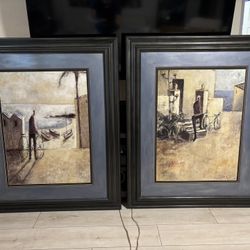 Large Paragon Picture Gallery Artwork Pair