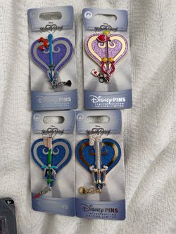 Kingdom hearts monthly pin set