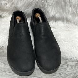 Merrell Freewheel Moc Fashion Loafers Shoes 10 Slip On Leather upper black SZ 13