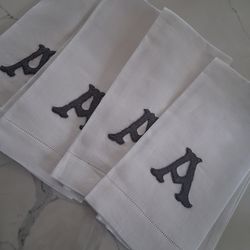 Italian Linen Hand Towels set of 4