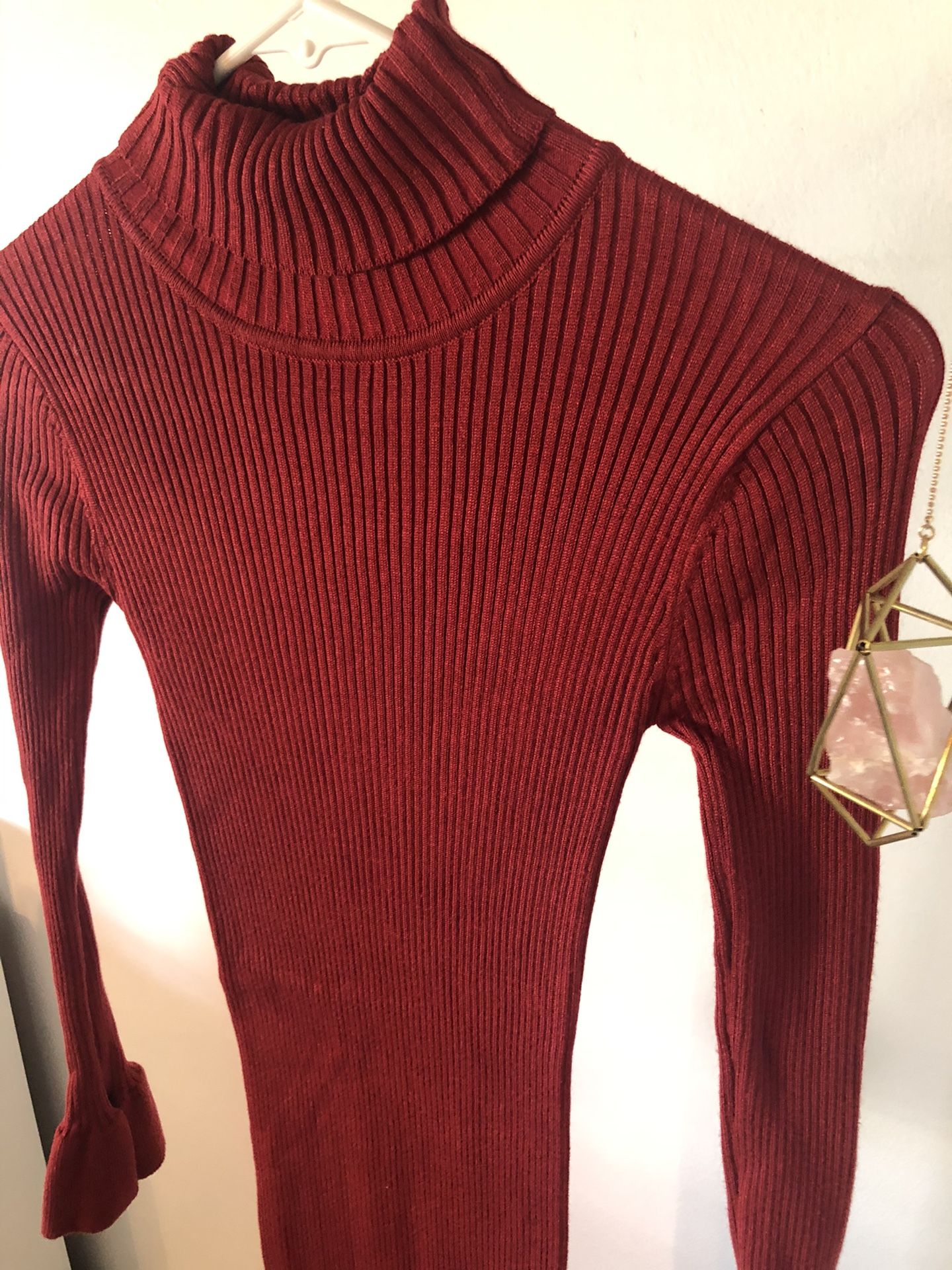Turtle Neck Long sleeve Dress