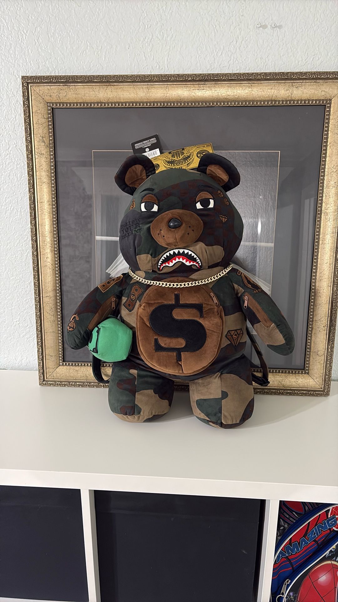 Money Teddy Bear Camo Sprayground