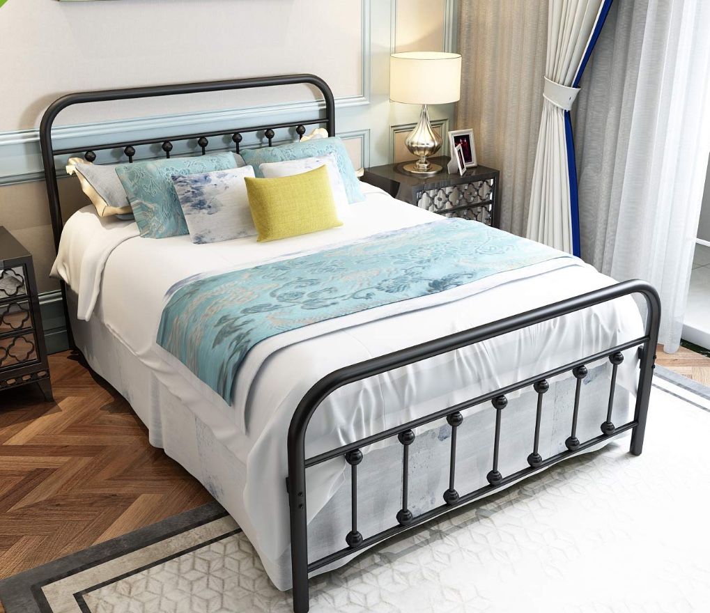 Black Metal Bed Frame