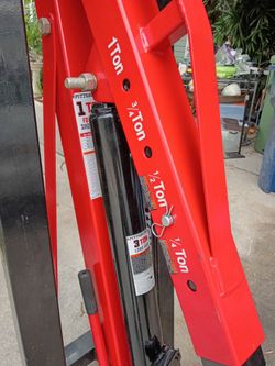 Engine hoist brand new I used it one time. Firm price