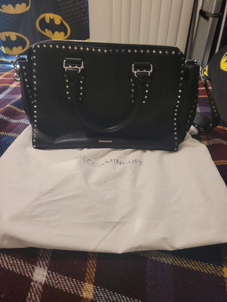 Rebecca Minkoff Midnighter Leather Messenger Bag