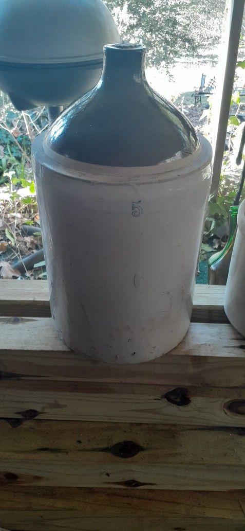 5 Gallon Antique Jug With Cork