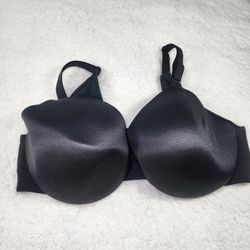 40DD Cacique Black Backsmoother Lightly Line Full Coverage Bra, Pre-Owned
