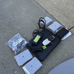 Satellite Receiver/DVR and 5 New Cable boxes