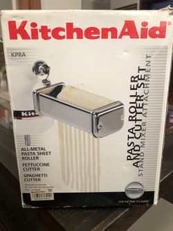 Pasta roller & cutter mixer attachment