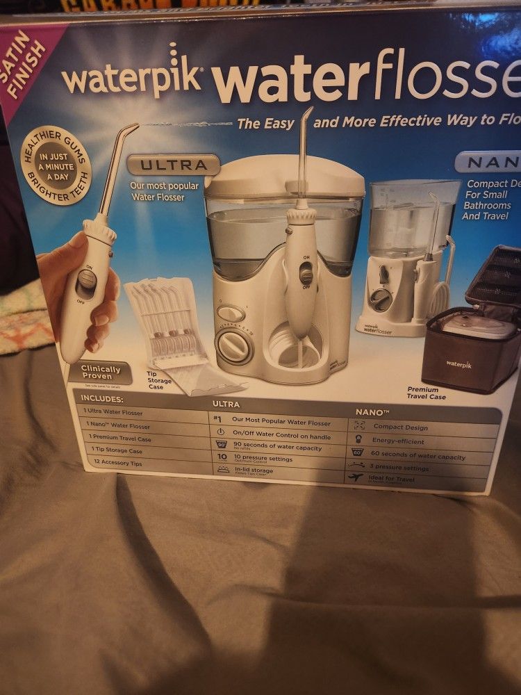 Waterpik Water Flosser-ultra/nano- New, Box Opened But Never Used