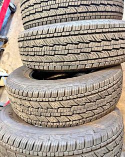255-70-17 General vendo un set de llantas usadas excelente condiciones de vida las 4 ✅🤩I am selling a set of used tires, all 4 in excellent living co