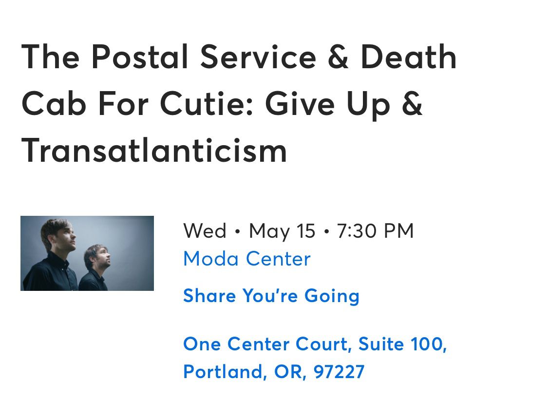Tickets To Death Can For Cutie On May15th @Moda 