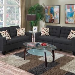 New Couch And Love Seat Set / Free Delivery 