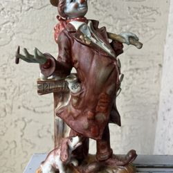 Clown Statue Vintage